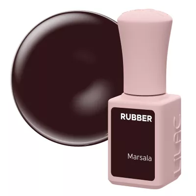 Oja semipermanenta Lilac Rubber Marsala 6 g