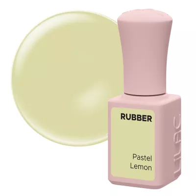 Oja semipermanenta Lilac Rubber Pastel Lemon 6 g