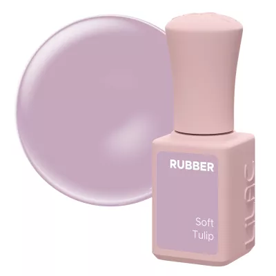 Oja semipermanenta Lilac Rubber Soft Tulip 6 g
