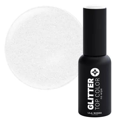 Oja semipermanenta Lila Rossa, Glitter top color, Twinkle, 7 ml