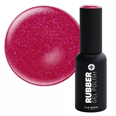 Oja semipermanenta, Lila Rossa, Rubber, 010 rose petal sidefat, 7 ml