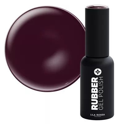 Oja semipermanenta, Lila Rossa, Rubber, 021 red moon lucios, 7 ml