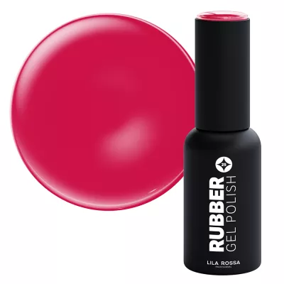 Oja semipermanenta, Lila Rossa, Rubber, 025 Wild cherry lucios, 7 ml