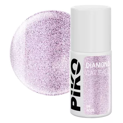 Oja semipermanenta Piko, 7 ml, Diamond Cat Eyes, 09 Rose