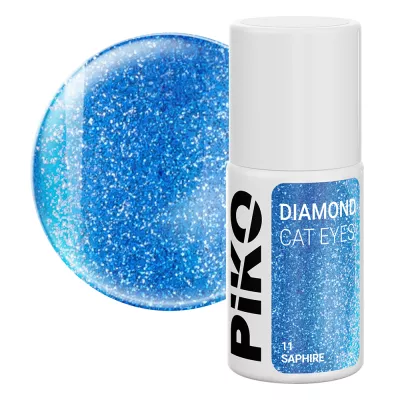 Oja semipermanenta Piko, 7 ml, Diamond Cat Eyes, 11 Saphire