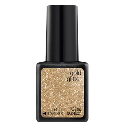 Oja semipermanenta SensatioNail 7.39 ml Gold Glitter