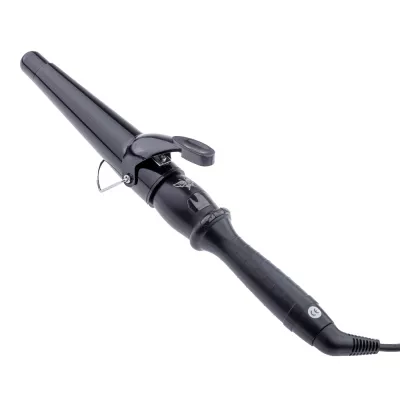 Ondulator profesional de par, Lila Rossa, conic, negru, bmhi-38
