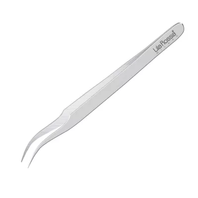 Penseta pentru gene Lila Rossa, Smart, din otel inoxidabil, varf ascutit, model lrs-1002