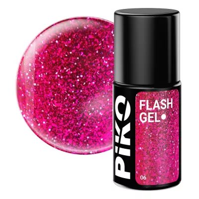 Oja semipermanenta Piko, Flash Gel, 7 g, 06 Fuchsia
