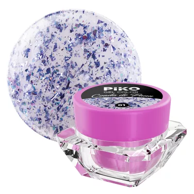 Gel UV color Piko, Coada de paun, 5g, 01