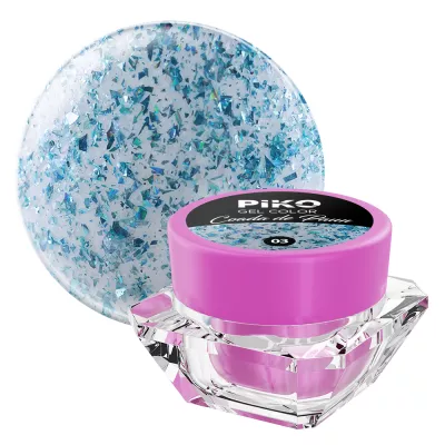 Gel UV color Piko, Coada de paun, 5g, 03