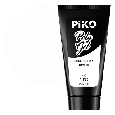 Polygel color, Piko, 30 g, 03 Clear