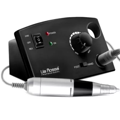 Pila electrica, freza unghii, Lila Rossa, neagra, 35.000 rpm, 25 W
