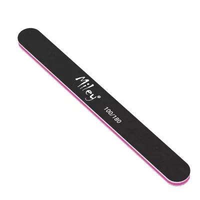 Pila unghii Miley, dreapta, neagra, granulatie 100/180