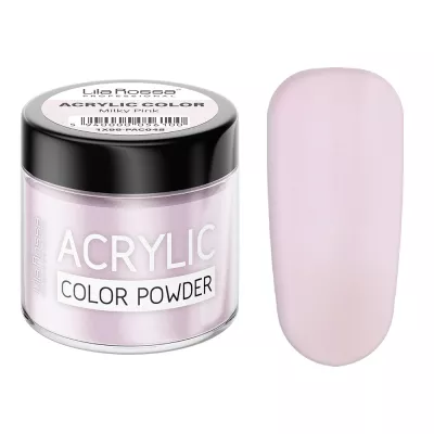 Pudra acrilica color, Lila Rossa, Milky Pink, 7 g