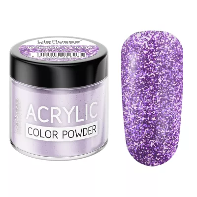 Pudra acrilica color, Lila Rossa, Dazzling Purple, 7 g