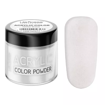 Pudra acrilica color, Lila Rossa, Glitter Snow, 7 g