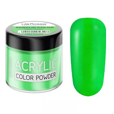 Pudra acrilica color, Lila Rossa, Neon Green, 7 g