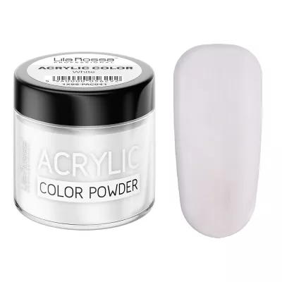 Pudra acrilica color, Lila Rossa, White, 7 g