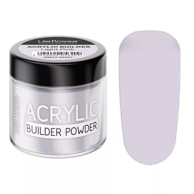 Pudra acrilica constructie, Lila Rossa, 12 g, Light Pink