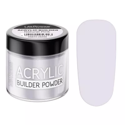 Pudra acrilica constructie, Lila Rossa, 12 g, Natural Pink
