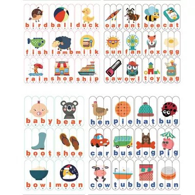 Puzzle Karemi din lemn, joc de ortografie, joc invatare limba engleza, K01B-10137