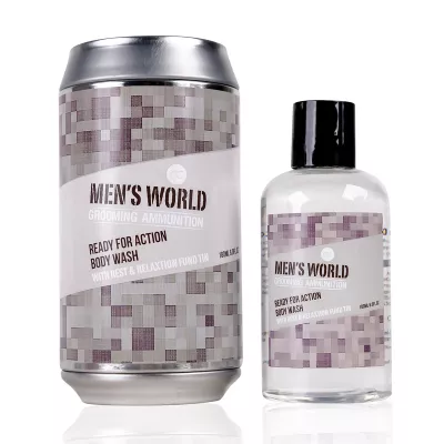 Set cadou barbati, gel de dus, MEN'S WORLD