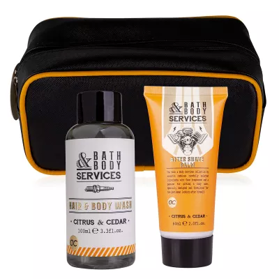Set cadou barbati, gel de dus, balsam after shave