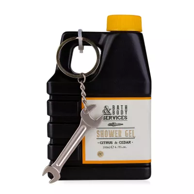 Set cadou barbati, gel de dus, breloc, BATH & BODY SERVICES