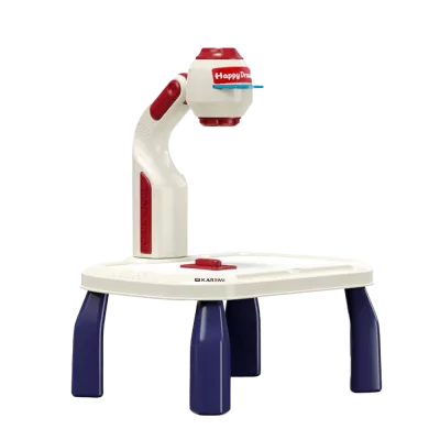 Set creativ pentru desen Karemi, cu proiector si accesorii incluse, joc educativ, 3-8 ani
