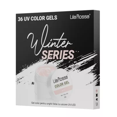 Set gel color Lila Rossa, Winter Series, 36 geluri