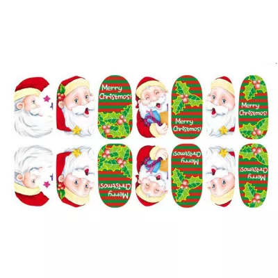 Sticker pentru unghii nail art, Lila Rossa, 14 in 1, nr 160