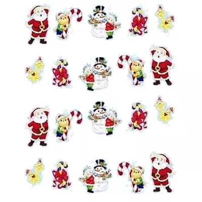 Sticker nail art Lila Rossa, pentru Craciun, Revelion si iarna, lr-655