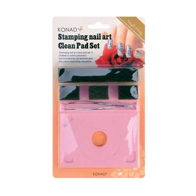 Suport pentru matrita si curatare, Konad, clean pad & holder kit