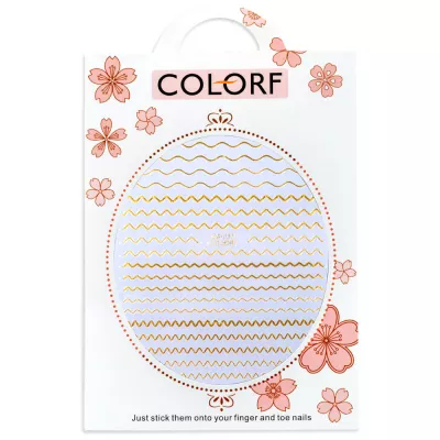 Tatuaj sticker 3D Lila Rossa, cu efect acrilic, pentru decor unghii, nail art cb-035