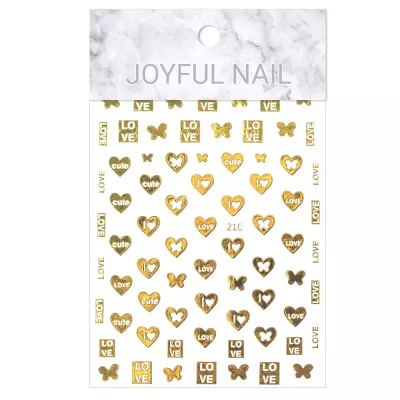Tatuaj sticker Lila Rossa, cu efect acrilic, pentru decor unghii, nail art 210