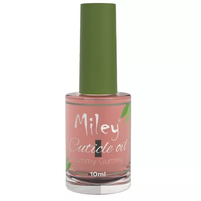 Ulei cuticule cu pensula, Miley, aroma Yummy Gummy, 10 ml