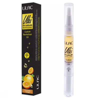 Ulei cuticule tip stilou, Lilac, aroma Orange, 3 ml