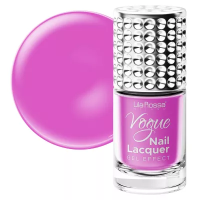 Lac de unghii, Lila Rossa, Vogue, gel effect, 10 ml, Lara