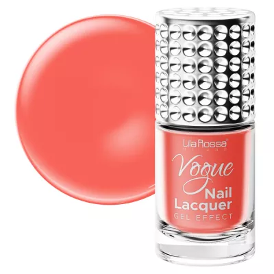 Lac de unghii, Lila Rossa, Vogue, gel effect, 10 ml, Orange