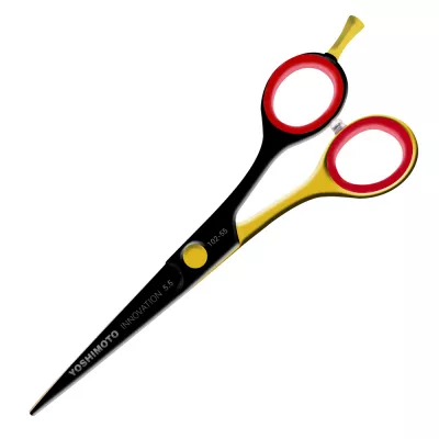 Foarfeca tuns, Yoshimoto innovation, 5.5 inch, gold-negru. I02-55