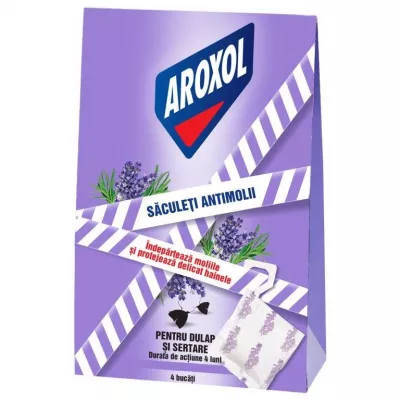 AROXOL SACULETI ANTIMOLII 4BUC 12/BAX