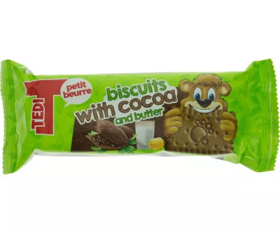 BISCUITI TEDI 50G CACAO