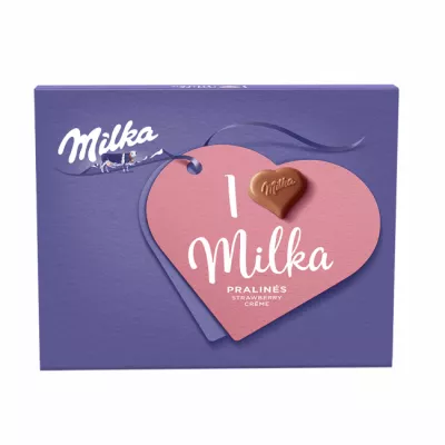 BOMBOANE  MILKA 110G CAPSUNI