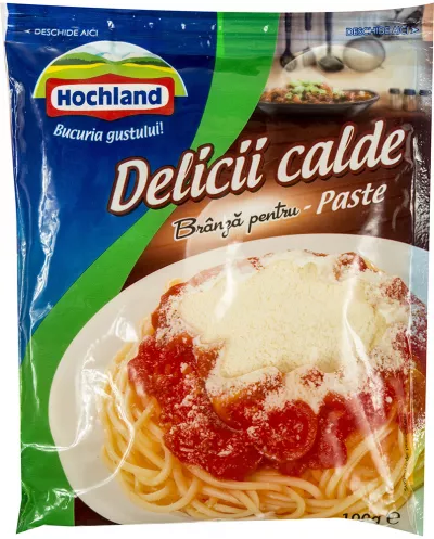 Branzeturi  - BRANZA PENTRU PASTE HOCHLAND 100G DELICII CALDE, mcanonstop.ro