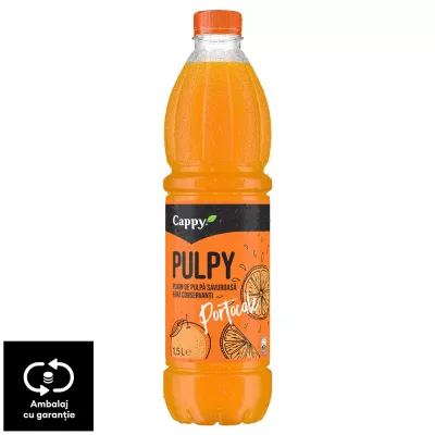 CAPPY PULPY SGR 1.5L PORTOCALE