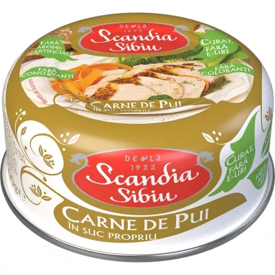 Conserve carne / Pate - CARNE SIBIU 300G PUI 90% EO, mcanonstop.ro