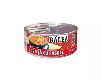 Conserve carne / Pate - COSTITA CU FASOLE BALEA 300G, mcanonstop.ro