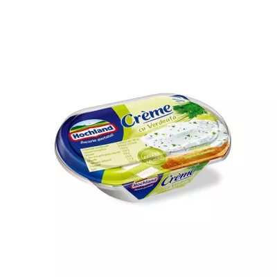 Branzeturi  - CREMA DE BRANZA CU VERDEATA HOCHLAND 200G, mcanonstop.ro