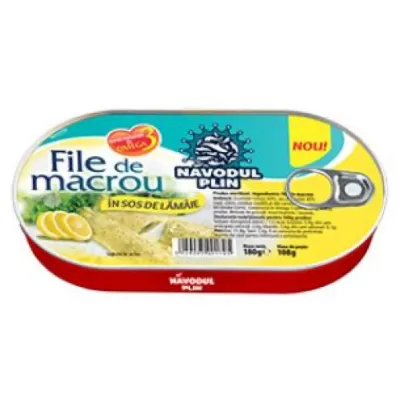 Conserve peste - FILE MACROU NAVODUL 180G SOS LAMAIE, mcanonstop.ro